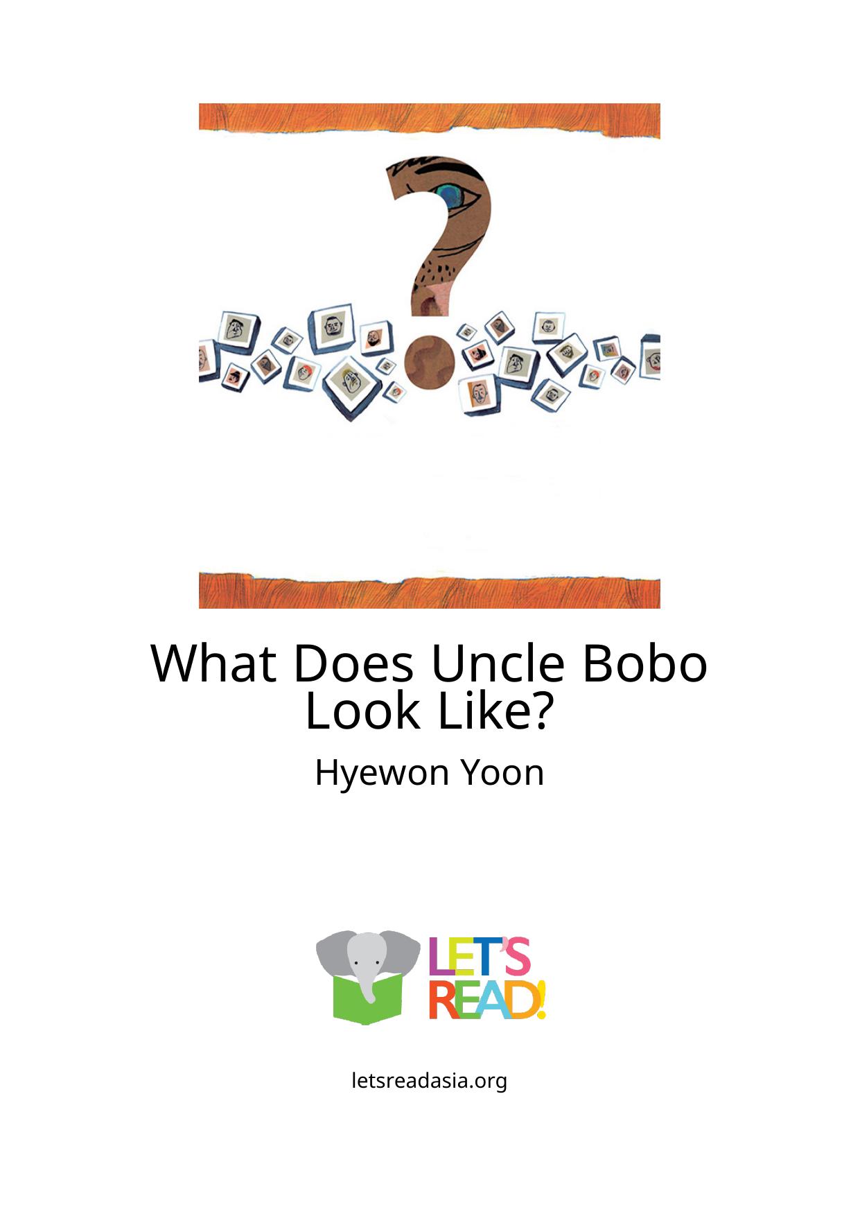What Does Uncle Bobo Look Like?